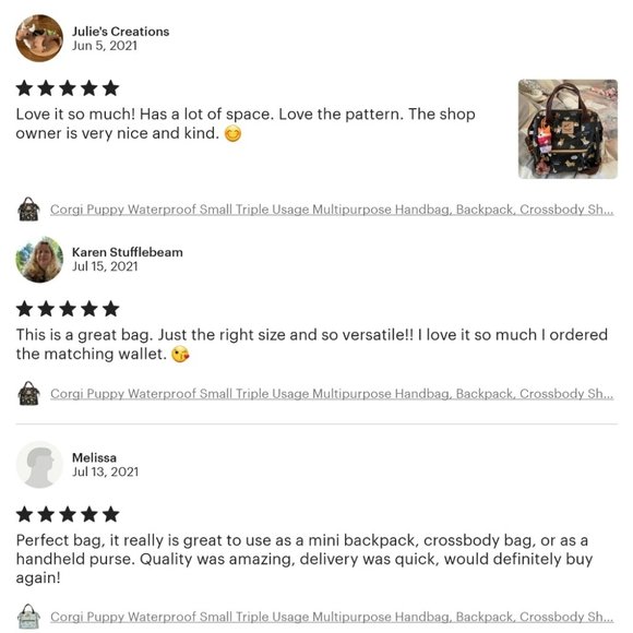 Waterproof Convertible Handbag Backpack Crossbody Multifunctional Triple Use - Picture 13 of 17